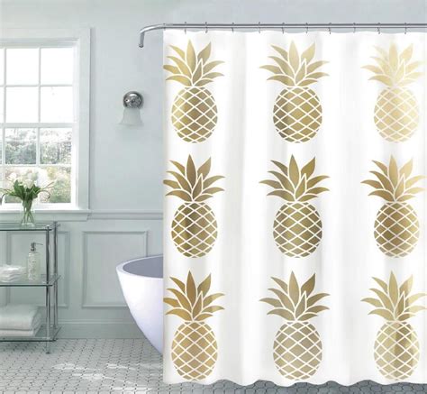 metallic pineapple curtain fabric|1.